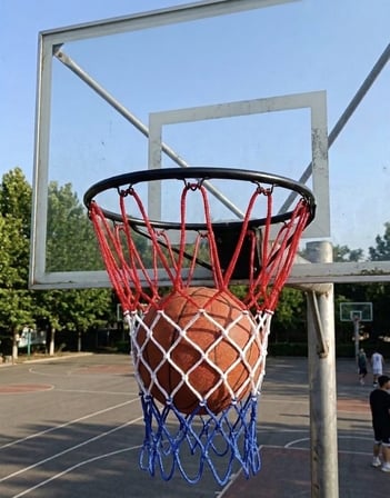 Premium Bahçe Aktivite Salon BF-100 Basketbol Filesi Renkli Çift