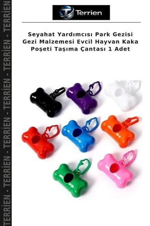 Seyahat Yardımcısı Park Gezisi Gezi Malzemesi Evcil Hayvan Kaka Poşeti Taşıma Çantası 1 Adet