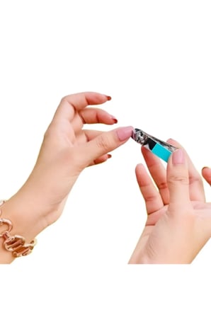 3 Adet Çantalı Manikür Seti – Tırnak Bakım Seti Taşınabilir Makas Törpü Bakım Aparatları, Manicure Kit Nail Care