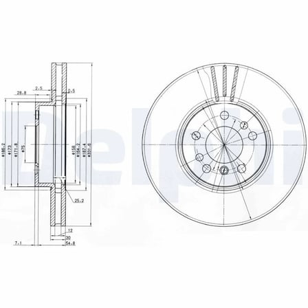 BG3628 - FREN DİSKİ  - DELPHI