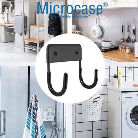 Microcase Paslanmaz Çelik Çok Amaçlı Kullanılabilir Ütü ve Eşya Askılığı AL5440 - BEYAZ