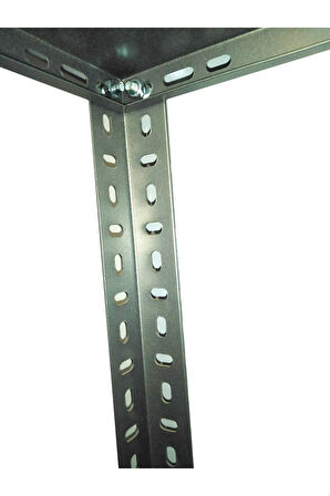 Raffar 7 Katlı Galvaniz Çelik Raf. Depo, Kiler, Dosya Rafı 0.70 Mm