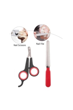 4 Adet Evcil Hayvan Tırnak Makası – Törpü Seti, Pet Nail Clipper Ve Tırnak Törpüsü İle Kedi Köpek Bakım Aleti