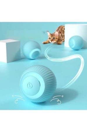 3 Adet Akıllı İnteraktif Kedi Ve Evcil Hayvan Oyuncağı – Hareket Sensörlü, Titreşimli Ve Işıklı, Kendiliğinden Hareketli Pet Toy, Şarj Kablosu Dahil