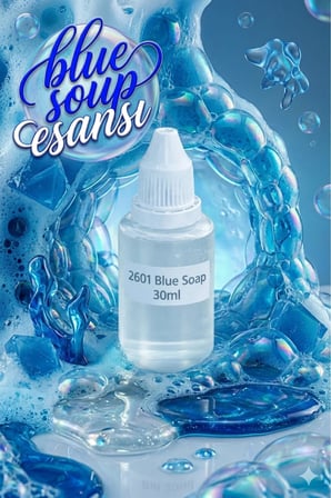 5 KG Şeffaf Sabun Bazı Mor Boya Blue Soap Esanslı Profesyonel Sabun Bazı