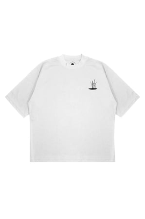 Unisex Oversize 7SAMURAI TV SHOW Baskılı Boxy Fit Kalın Kumaşlı (240gsm) T-shirt