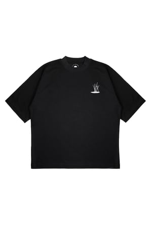 Unisex Oversize 7SAMURAI TV SHOW Baskılı Boxy Fit Kalın Kumaşlı (240gsm) T-shirt