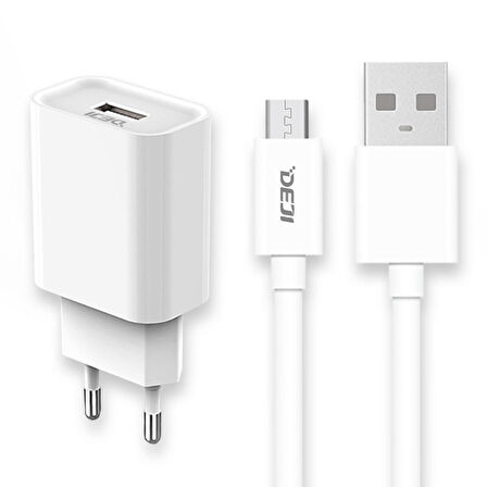 Deji Micro USB 10 Watt Hızlı Şarj Aleti Beyaz