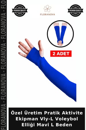 Özel Üretim Pratik Aktivite Ekipman Vly-L Voleybol Elliği Mavi L Beden