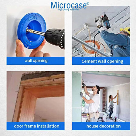 Microcase Matkap Vidalama Aleti İçin Toz Toplayıcı Önleyici Hazne - SİYAH AL4976