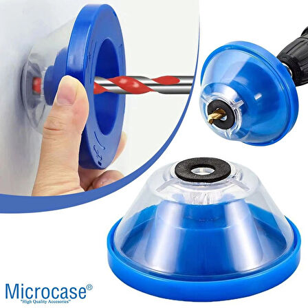 Microcase Matkap Vidalama Aleti İçin Toz Toplayıcı Önleyici Hazne - SİYAH AL4976