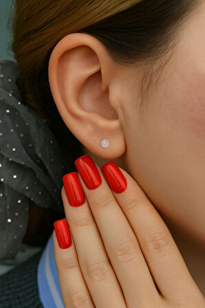 Şeffaf Silikon Çift Toplu Piercing – 8 mm Bar | Helix, Kıkırdak, Lob Uyumlu | 2 Adet