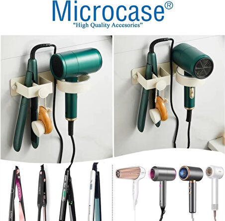 Microcase Saç Düzleştirici ve Kurutma Makinası Tutucu Stand - GRİ AL5044