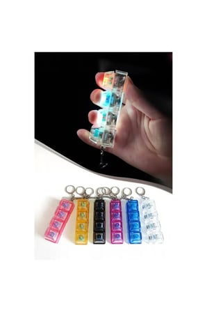 1 Adet Işıklı Klavye Tuşu Switch Anahtarlık – Basınca Duyarlı Işık Efekti, Mekanik Keycap Tasarım, Fidget Stres Oyuncağı, Keychain