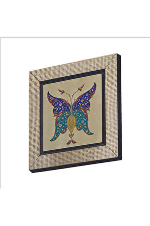 Kelebek Deseni Baskılı MDF Magnet 7X7