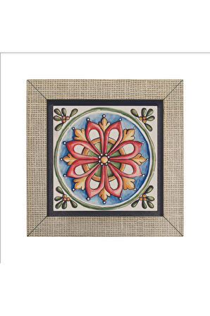 İtalyan Deseni Baskılı MDF Magnet 7X7