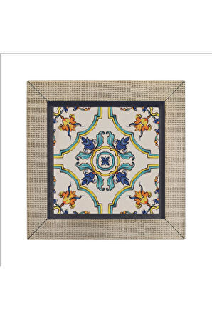 İtalyan Deseni Baskılı MDF Magnet 7X7
