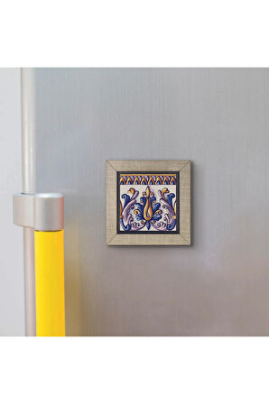 İtalyan Deseni Baskılı MDF Magnet 7X7