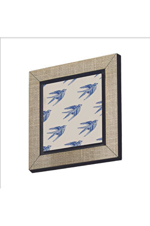 Hollanda Deseni Baskılı MDF Magnet 7X7