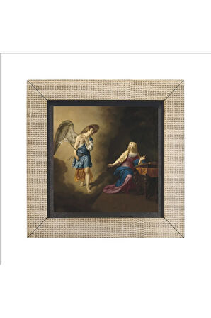 Meryem’e Müjde Adriaen Van De Velde, 1667 Baskılı Mdf Magnetkrg-103buzdolabı Süsü