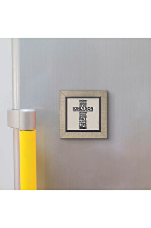 Baskılı MDF Magnet 7X7 Dekoratif Obje ve Biblo