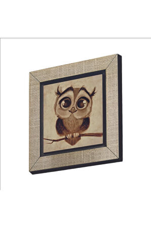 Baykuş Baskılı MDF Magnet 7X7