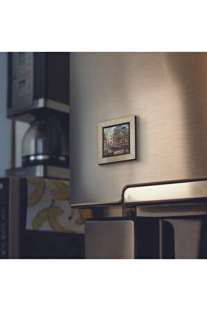Amsterdam Görseli Baskılı MDF Magnet 7X7