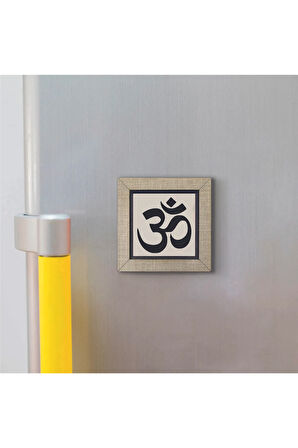 Om Baskılı MDF Magnet 7X7