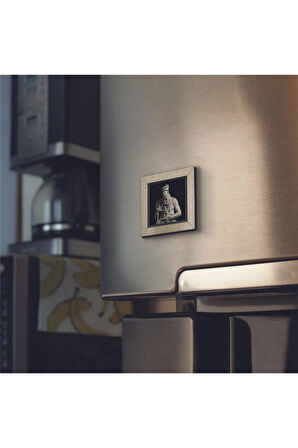 Musa'nın Hükmü Heykeli (Heykeltıraş: Michelangelo) Baskılı MDF Magnet 7X7