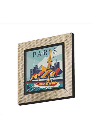 Paris Baskılı Mdf Magnet