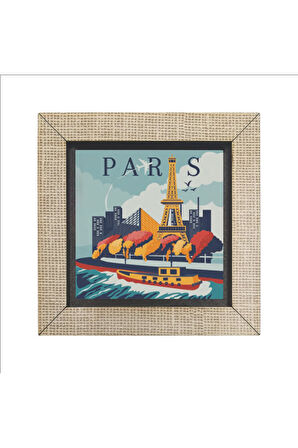 Paris Baskılı Mdf Magnet