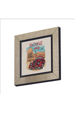 Roma Görseli Baskılı MDF Magnet 7X7