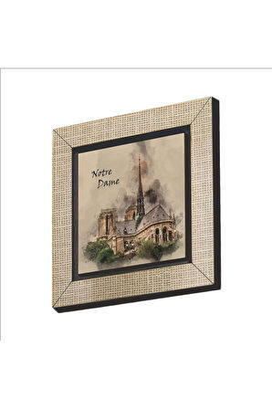 Notre Dame Baskılı Mdf Magnet(krg-005)buzdolabı Süsü