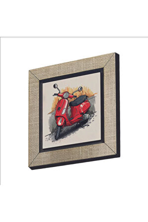 İtalya Görseli Baskılı MDF Magnet 7X7