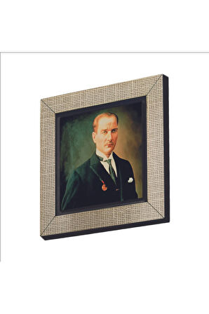 Mustafa Kemal Atatürk Baskılı MDF Magnet 7X7