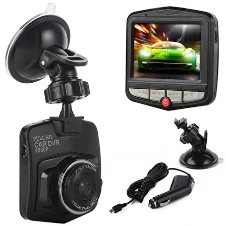 Araç İçi Kamera 1080P 5Mp Yol Kayıt Cihazı 32GB Hafıza Kartı Destekli 2.4' Ekranlı