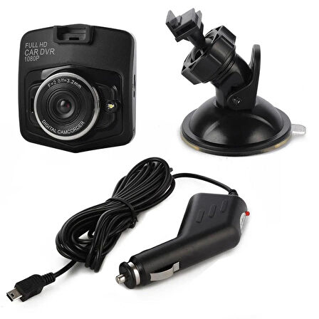 Araç İçi Kamera 1080P 5Mp Yol Kayıt Cihazı 32GB Hafıza Kartı Destekli 2.4' Ekranlı