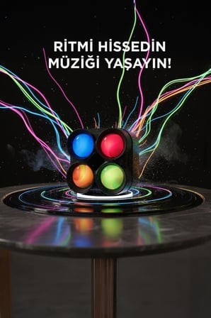 Delux Serisi Etkinlik Dinamik Ses Sistemi Kablosuz Hoparlör GTS-1835 Siyah