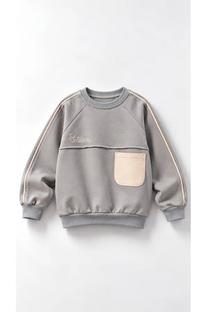 ERKEK ÇOCUK CEP DETAYLI SWEATSHIRT