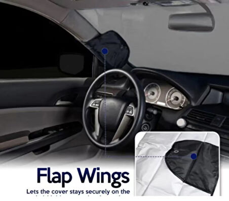 Oto Ön  Cam Kar Buz Örtüsü Miflonlu