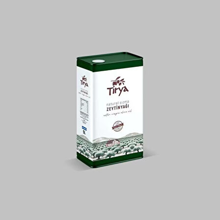 Tirya Gemlik Natural Sızma Zeytinyağı - 5 Litre