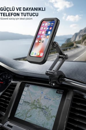 Özel Üretim Donanım Ulaşım Hava Telefon Tutucu JX021 Siyah