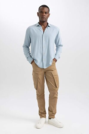 DeFacto Regular Fit Uzun Kollu Gömlek A0876AX23SMBE524