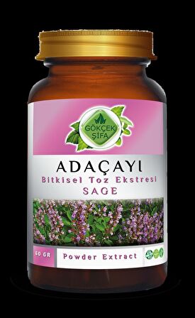Adaçayı Toz Ekstresi Cam 60 gr