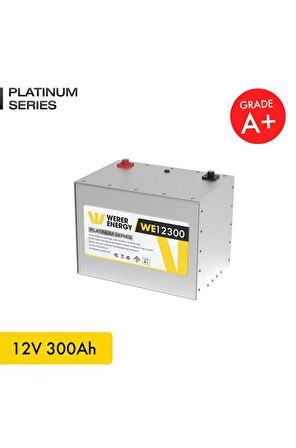 12V 300Ah LiFePO4 Platinum Series Bluetooth'lu Lityum Demir Fosfat Akü 