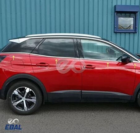 Peugeot 3008 3 Parça Krom Set 2016 Ve Sonrası Paslanmaz Çelik