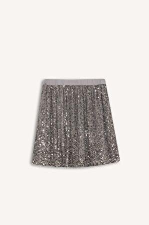 DeFacto Kız Çocuk Payetli Etek D5240A824WNGR449