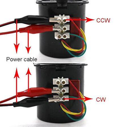 220V AC 28W 110 RPM 68KTYZ Daimi Mıknatıslı Motor