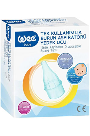 Wee Baby Burun Aspiratörü Yedek Uç 10lu