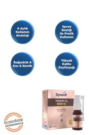 Vitamin D3 1000 Iu 20 ml Sprey
